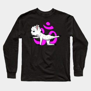 Llama Yoga cute Alpaka Long Sleeve T-Shirt